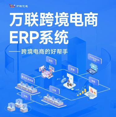 跨境电商管理系统 万联云ERP系统软件 可租可售 支持开发定制